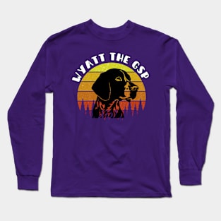 Wyatt the Graceful Sporting Pup Long Sleeve T-Shirt